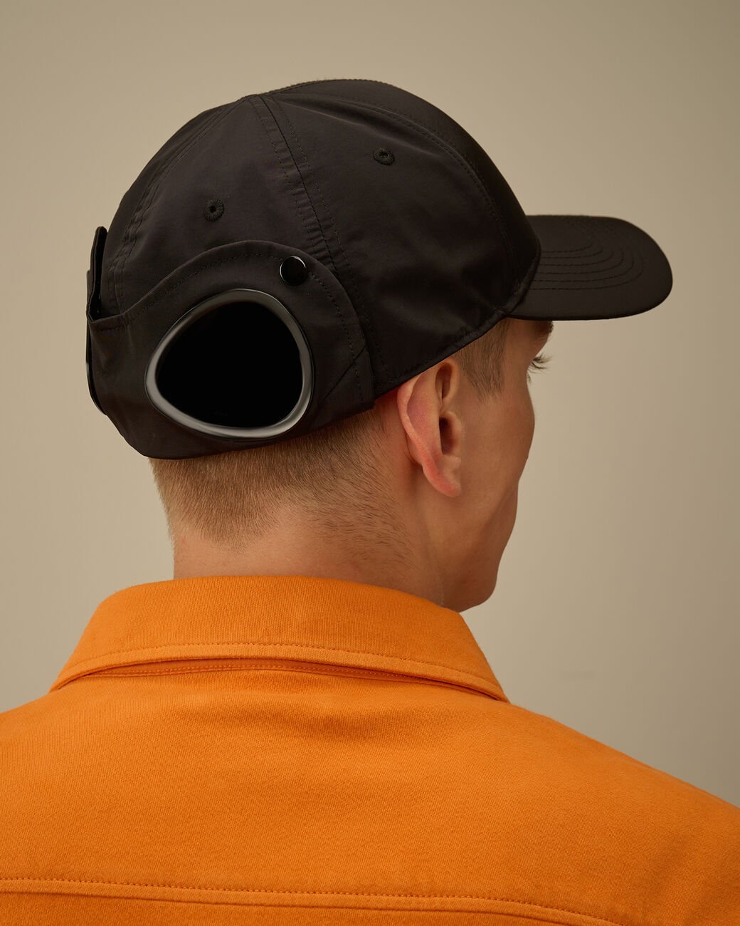 Casquette C.P. Company Goggle Noir - Chrome - R - casquette