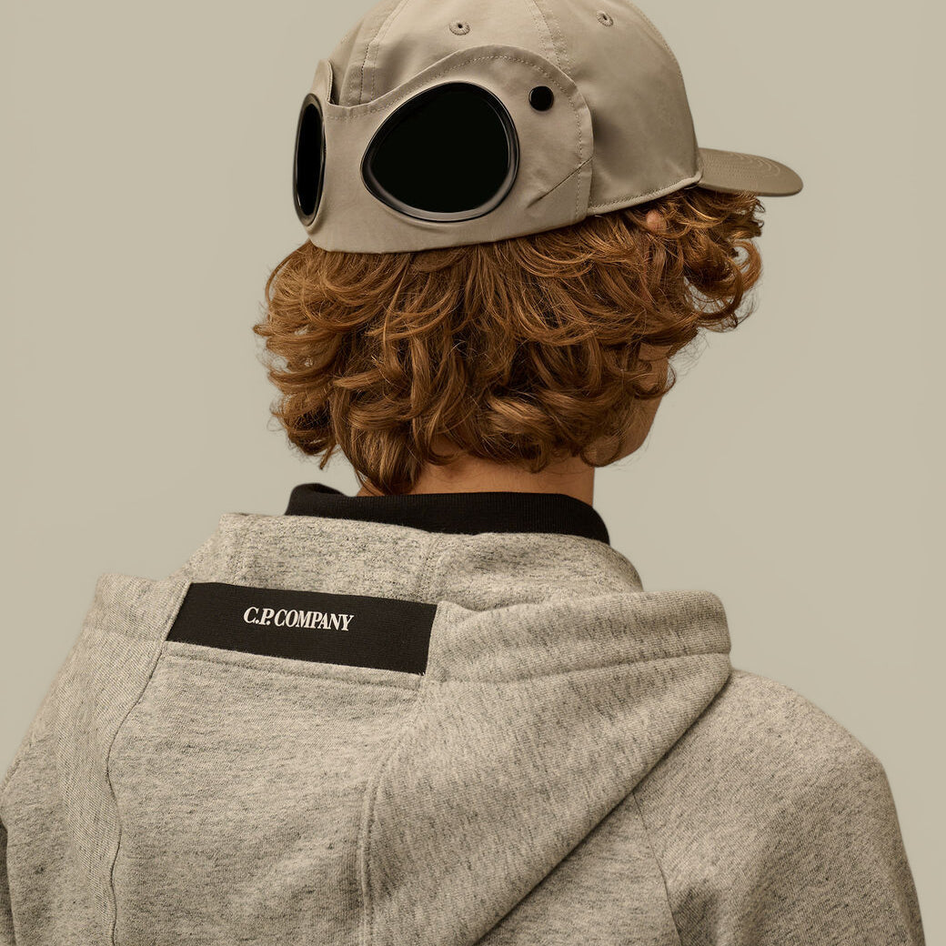 Casquette C.P. Company Noir - Chrome-R Goggle Cap C.P. Company