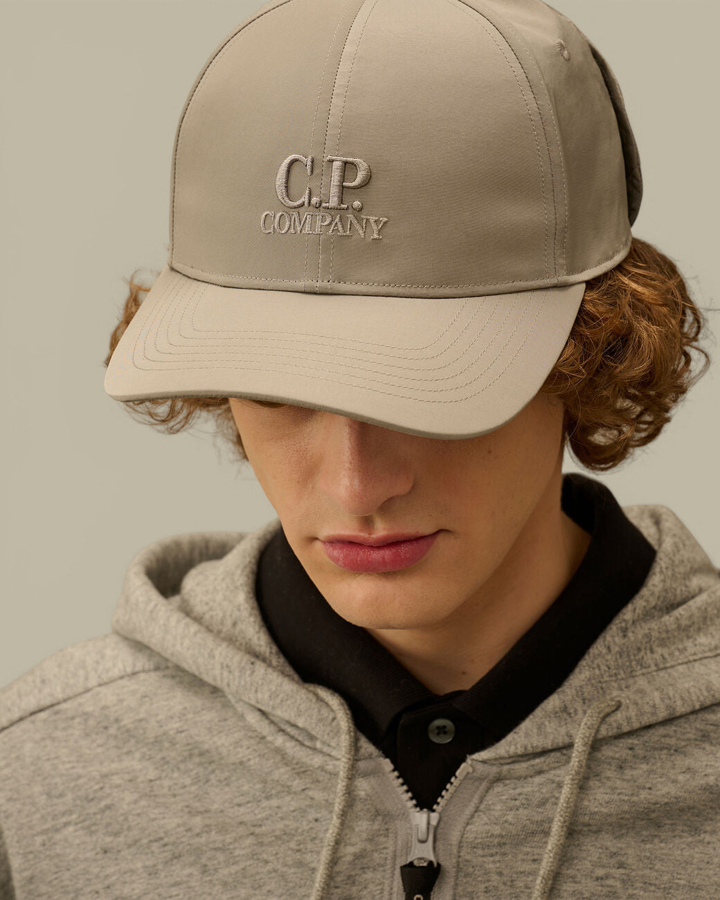 Casquette C.P. Company Noir - Chrome-R Goggle Cap C.P. Company