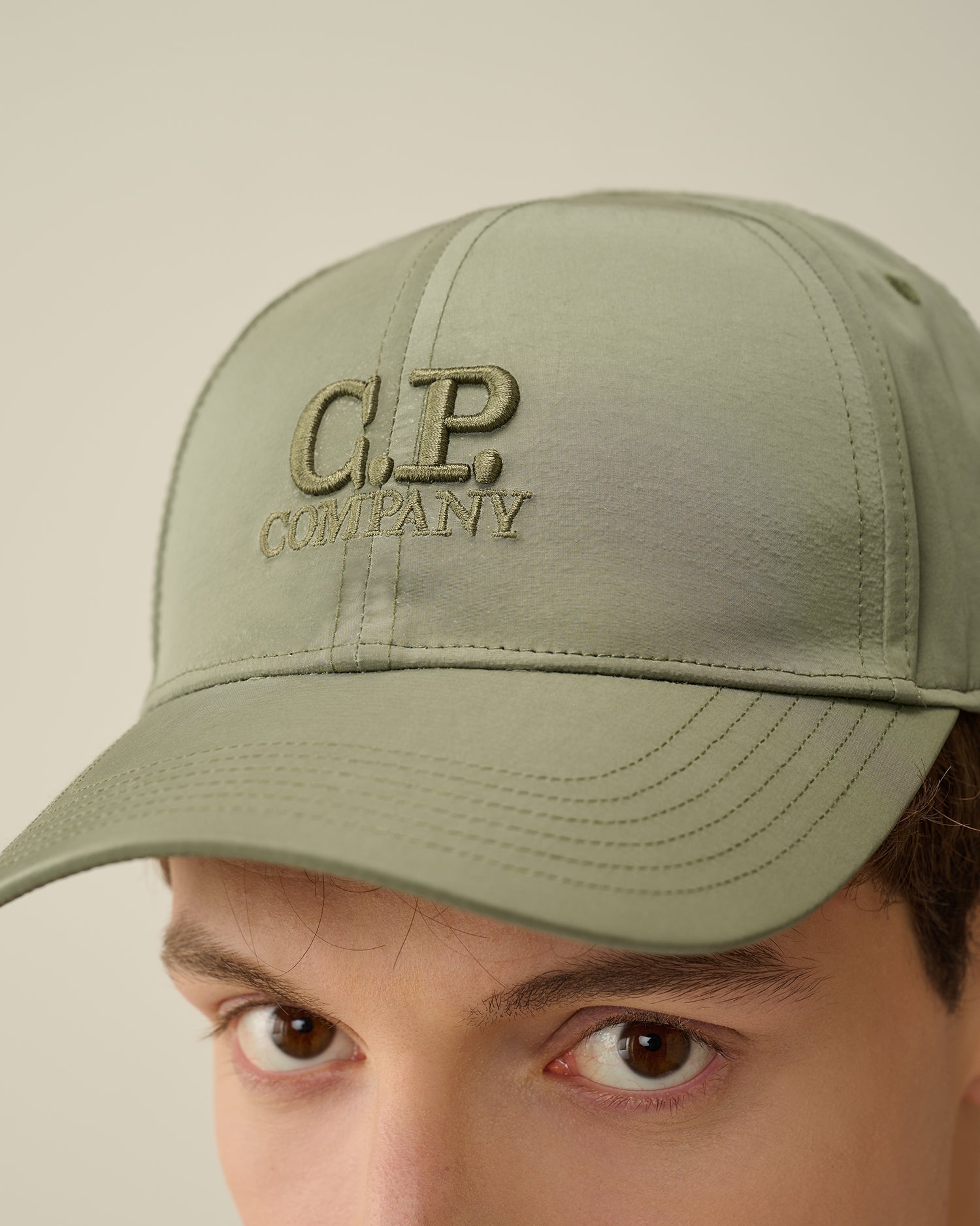 Casquette C.P. Company Kaki - Chrome - R - casquette