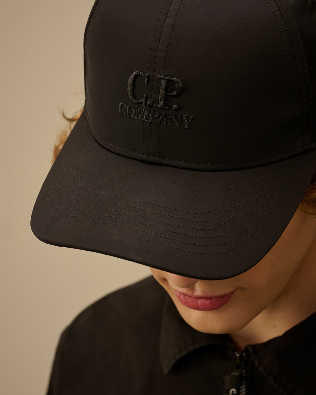 Casquette C.P. Company Goggle Noir - Chrome-R C.P. Company