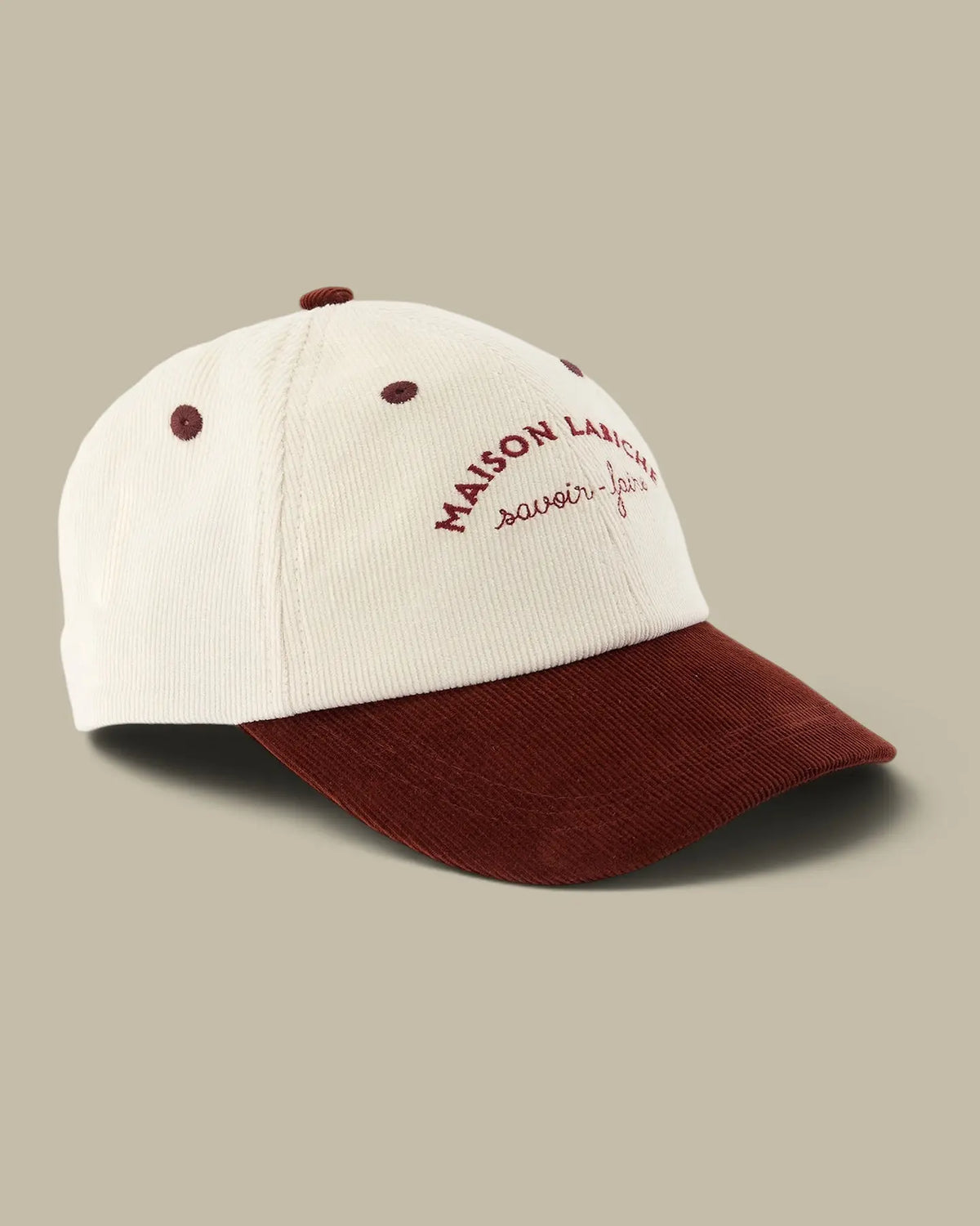 Casquette Maison Labiche - Beige et Bordeaux Maison Labiche