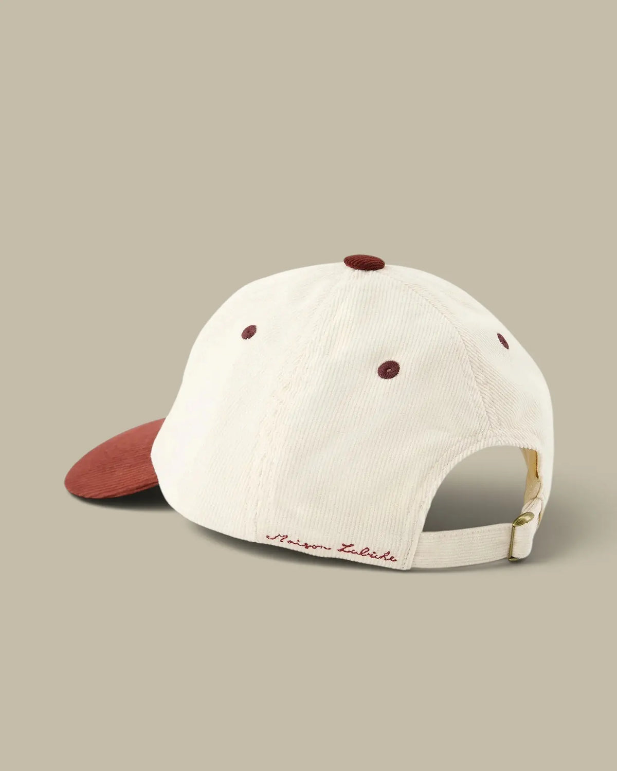 Casquette Maison Labiche - Beige et Bordeaux Maison Labiche