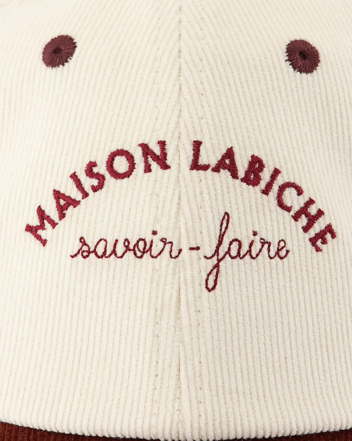 Casquette Maison Labiche - Beige et Bordeaux Maison Labiche