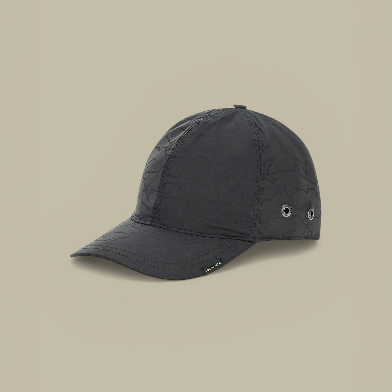 Casquette Paul And Shark Noir - Monogramme Paul and Shark