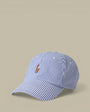 Casquette Ralph Lauren - Seersucker Bleu Ralph Lauren