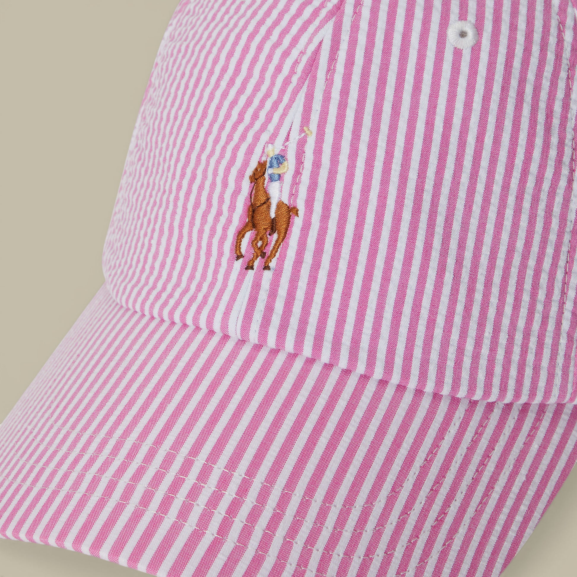 Casquette Ralph Lauren - Seersucker Rose Ralph Lauren