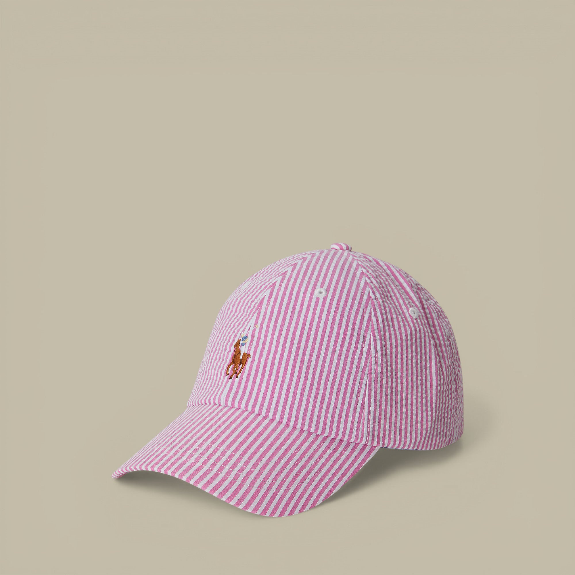 Casquette Ralph Lauren - Seersucker Rose Ralph Lauren