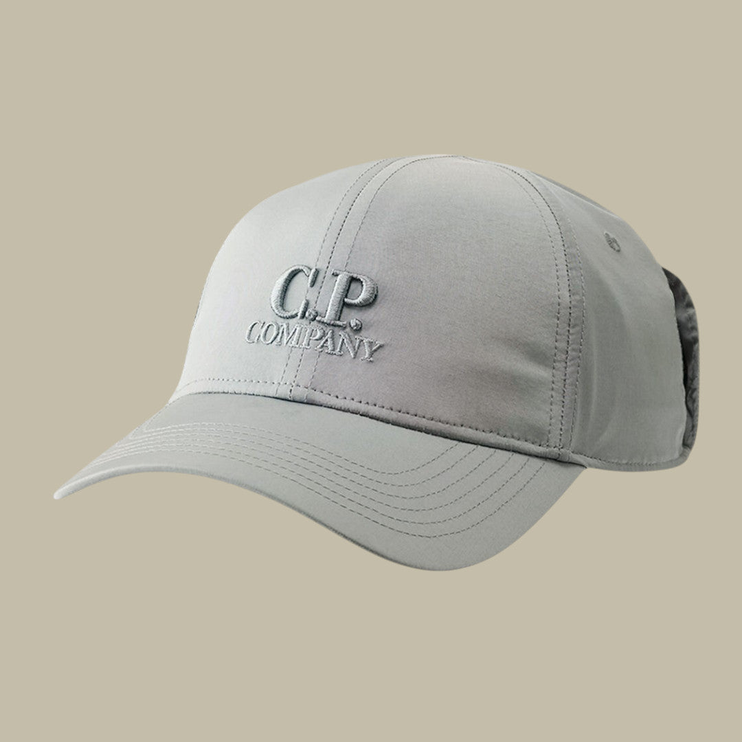 Casquette C.P. Company Goggle Bleu - Chrome-R