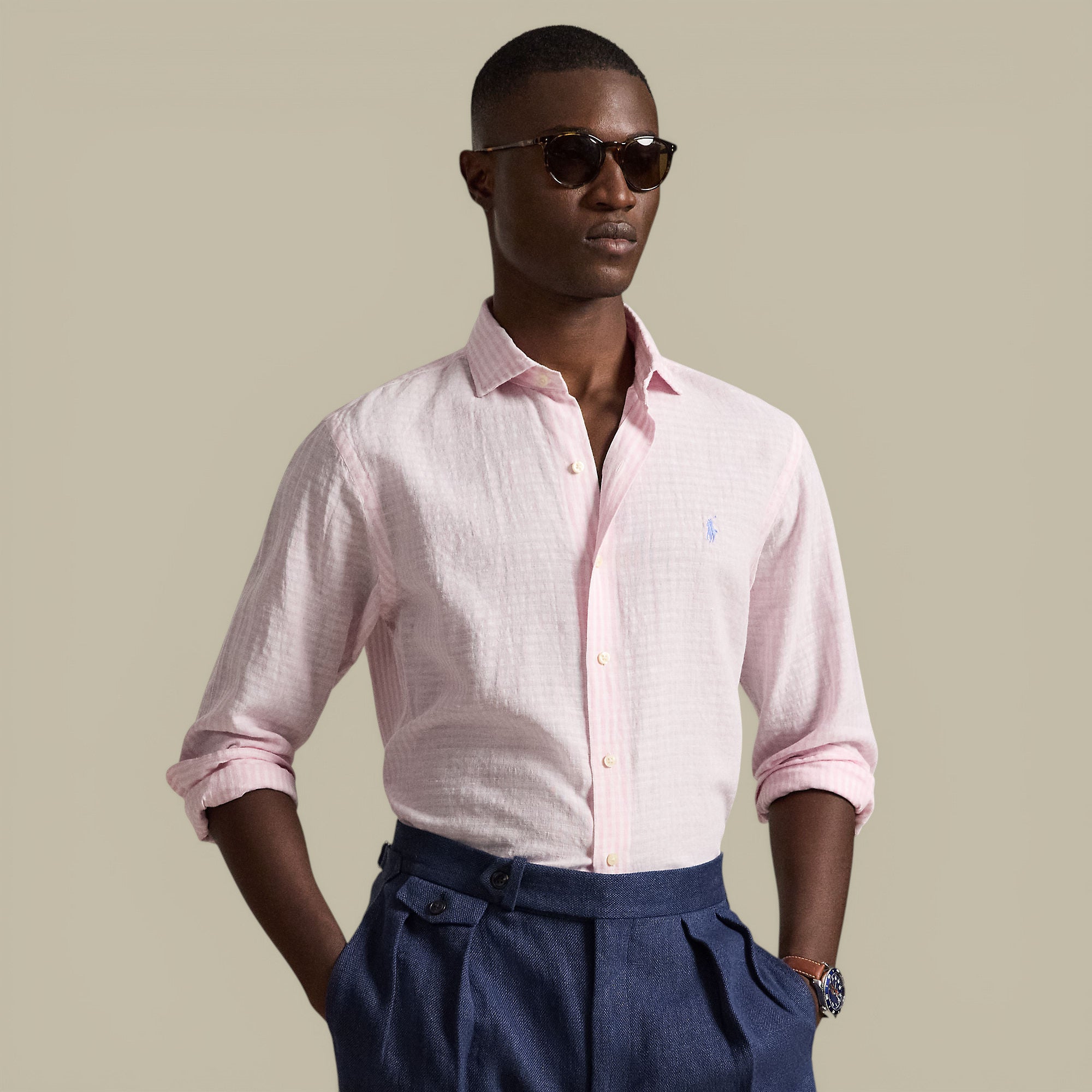 Chemise à Rayures Ralph Lauren - Rose Ralph Lauren