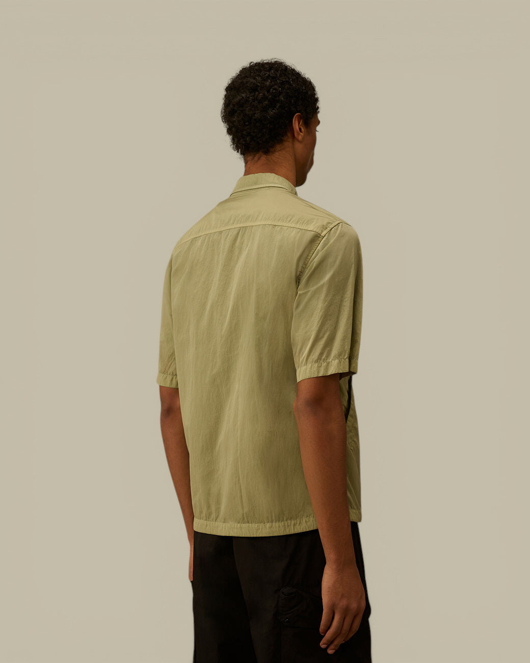 Chemise Manches Courtes C.P. Company Kaki - Chrome-R C.P. Company