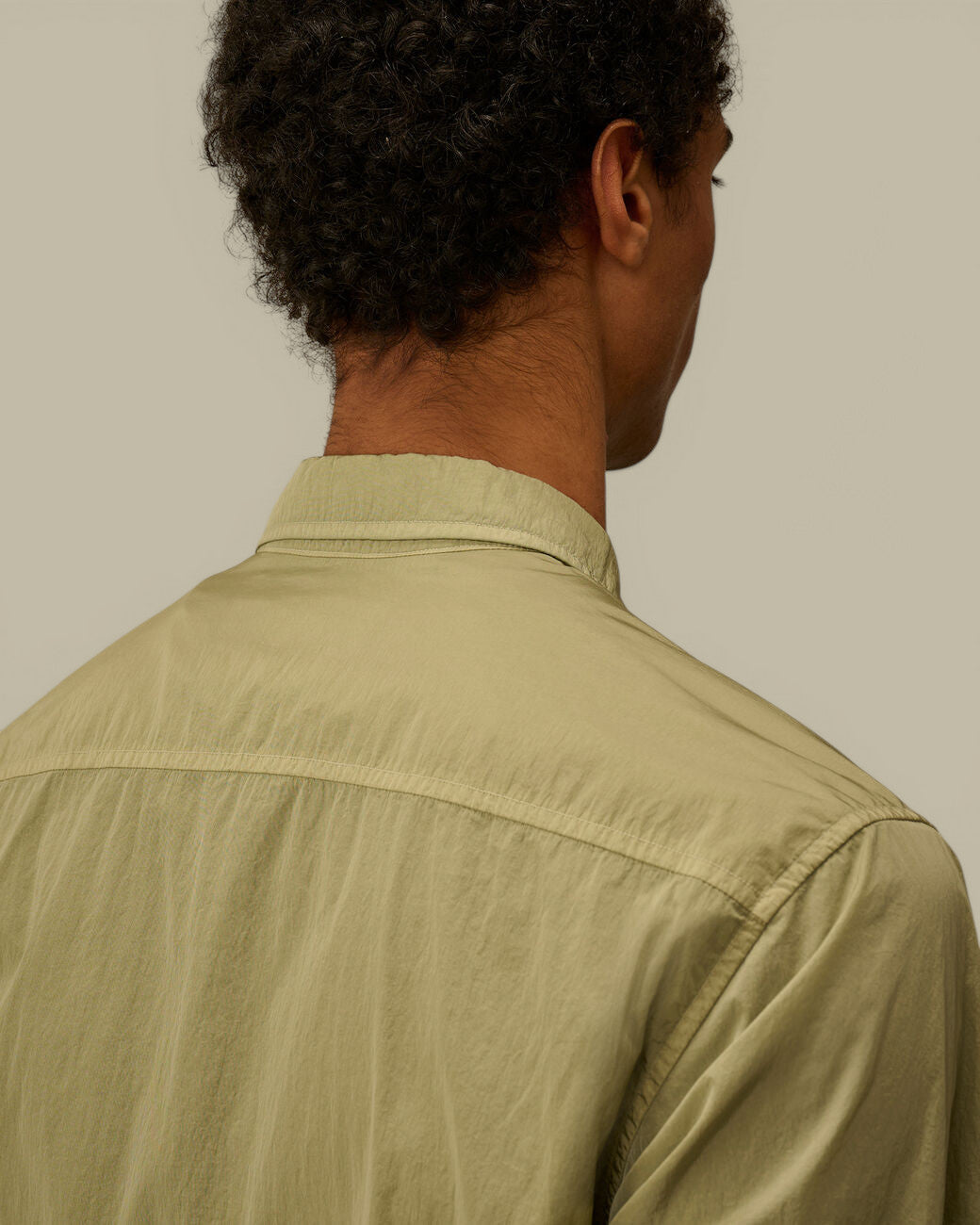 Chemise Manches Courtes C.P. Company Kaki - Chrome-R C.P. Company