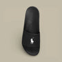 Claquette Ralph Lauren Noir - Logo Blanc - claquette