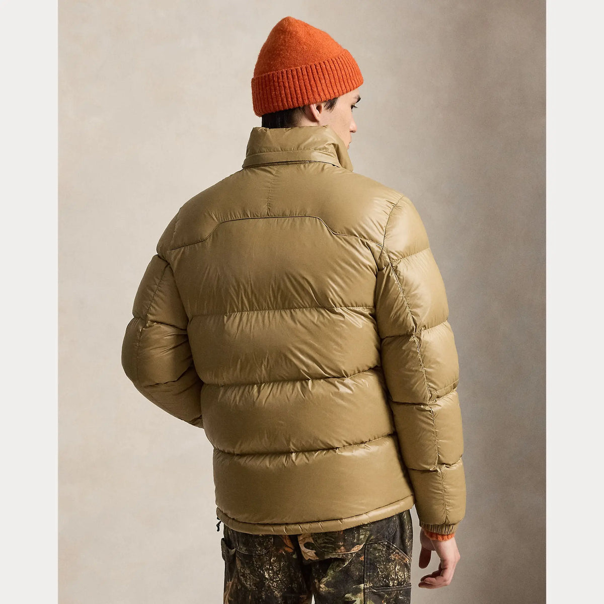 Doudoune Ralph Lauren Beige - Doudoune Gorham Brillante Ralph Lauren