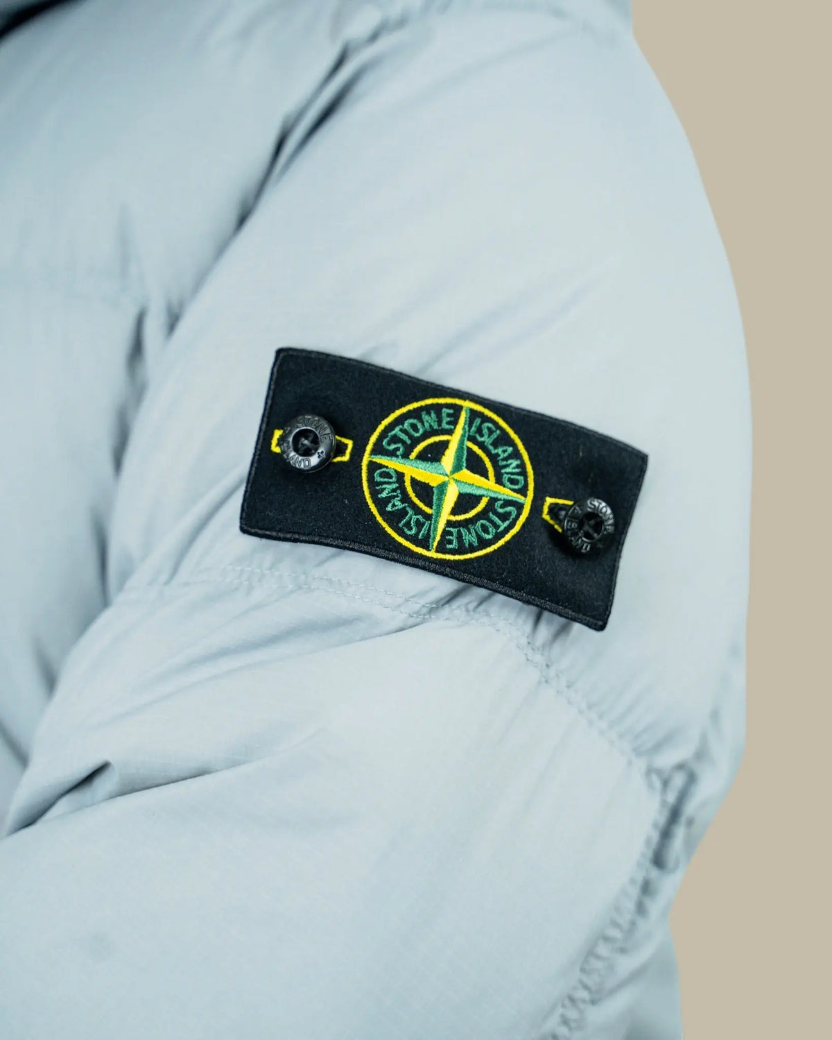 Doudoune à Capuche Stone Island Gris - Ripstop Matt Stone Island