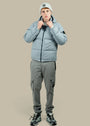 Doudoune à Capuche Stone Island Gris - Ripstop Matt Stone Island