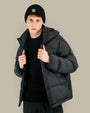 Doudoune à Capuche Stone Island Noir - Ripstop Matt Stone Island