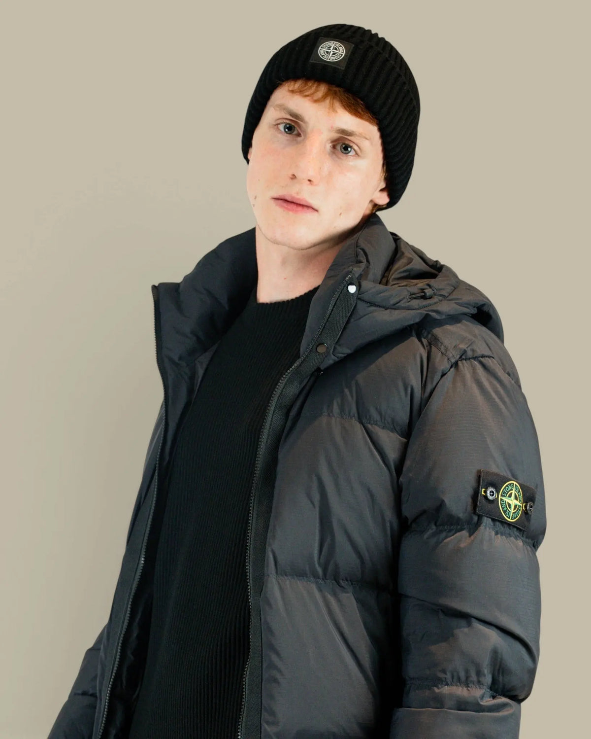 Bonnet Stone Island - Noir Stone Island
