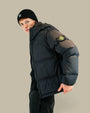 Doudoune à Capuche Stone Island Noir - Ripstop Matt Stone Island