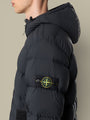 Doudoune à Capuche Stone Island Noir - SEAMLESS TUNNEL NYLON DOWN - TC - doudoune