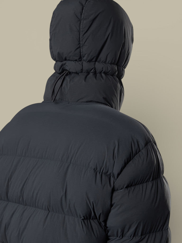 Doudoune à Capuche Stone Island Noir - SEAMLESS TUNNEL NYLON DOWN - TC - doudoune