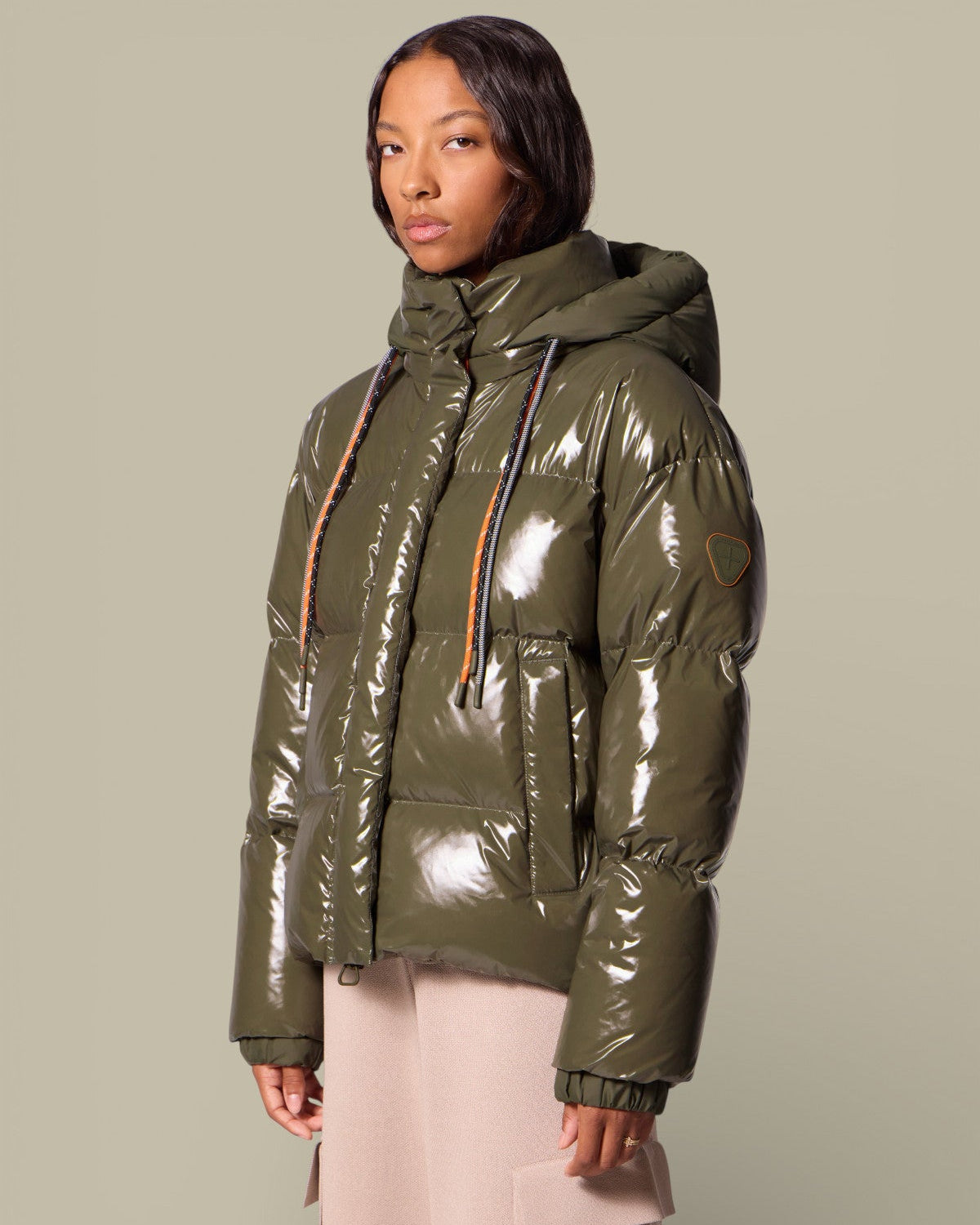 Doudoune Femme Gertrude - Khaki Lili Bright - doudoune