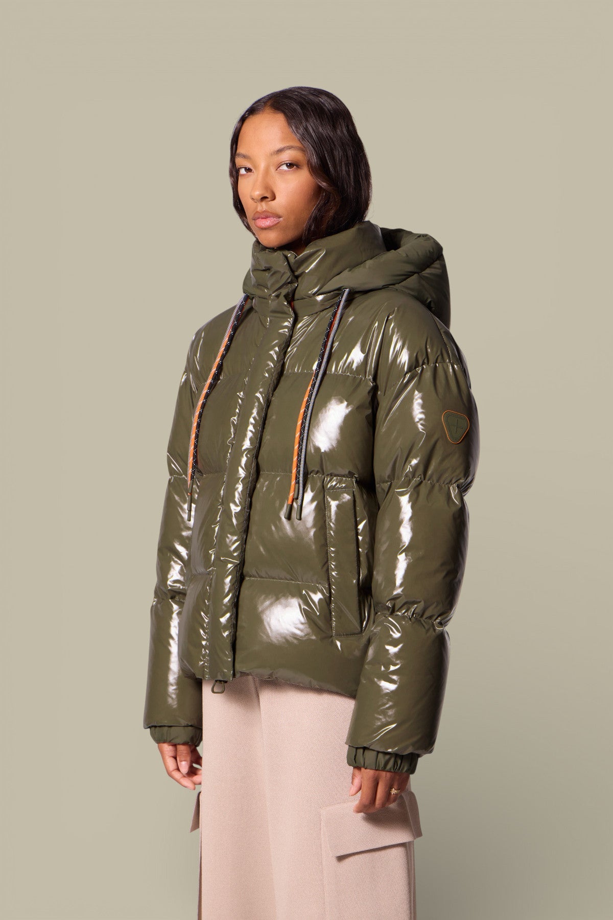 Doudoune Femme Gertrude - Khaki Lili Bright - doudoune