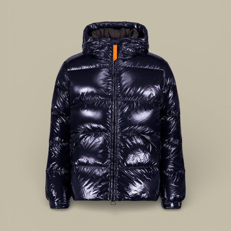 Doudoune Gertrude Bleu Marine Brillant - Vianney Bright - doudoune