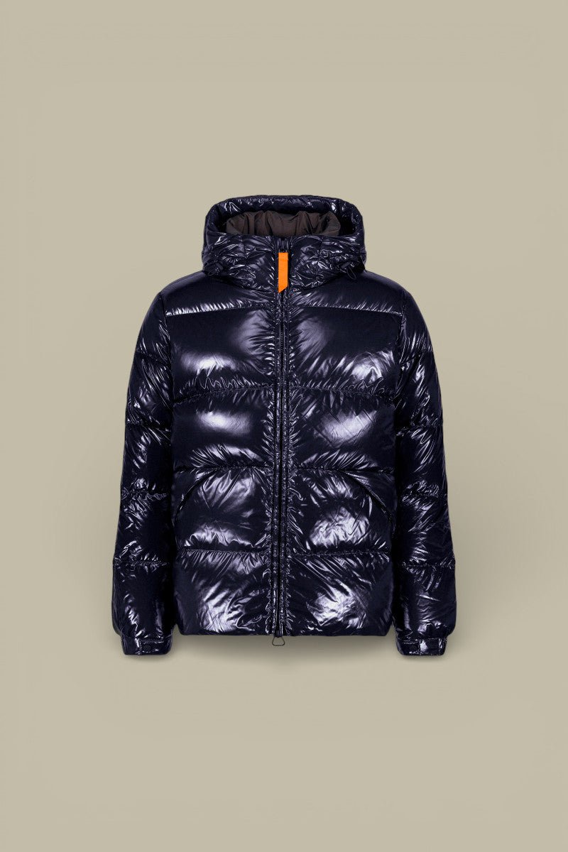 Doudoune Gertrude Bleu Marine Brillant - Vianney Bright - doudoune