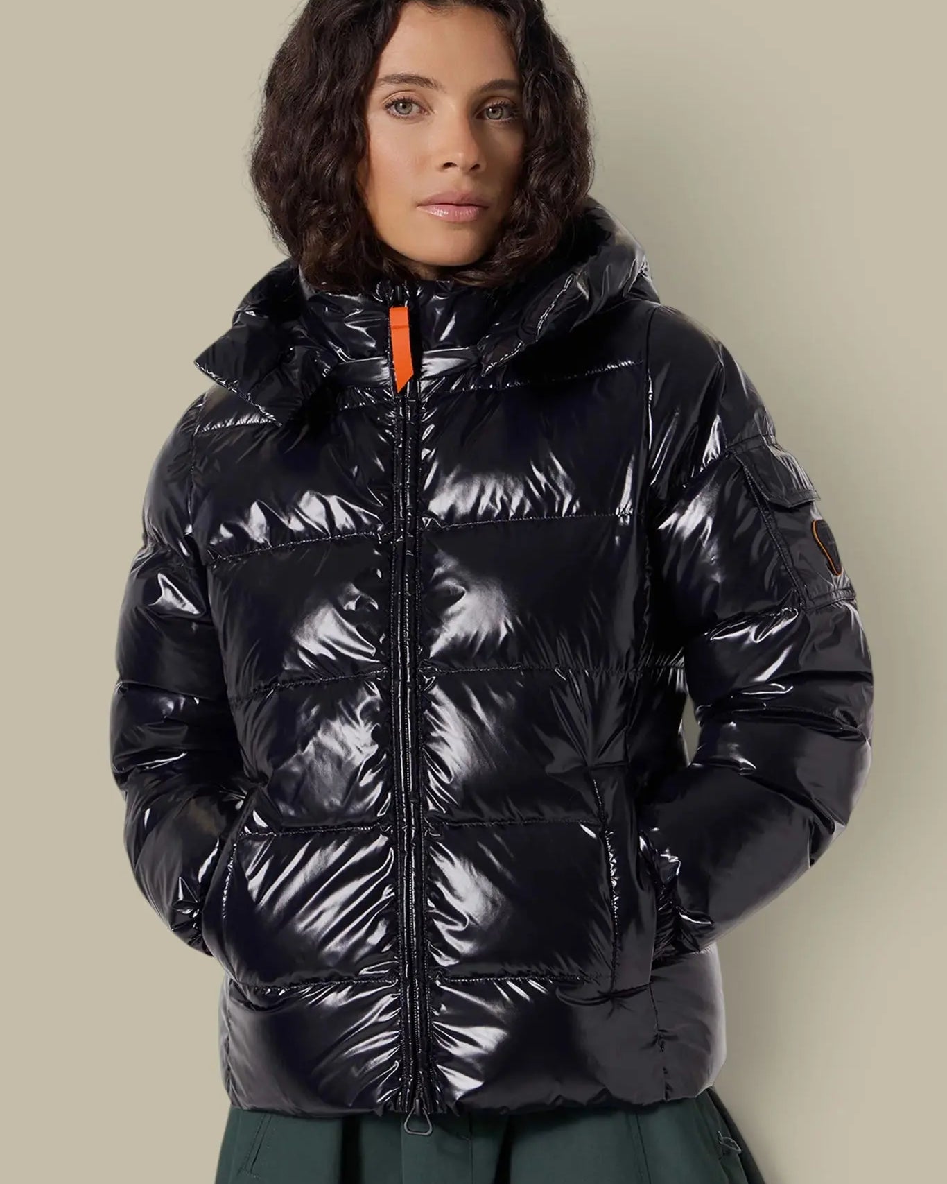 Doudoune Gertrude Bleu Nuit Glossy - Femme Gertrude