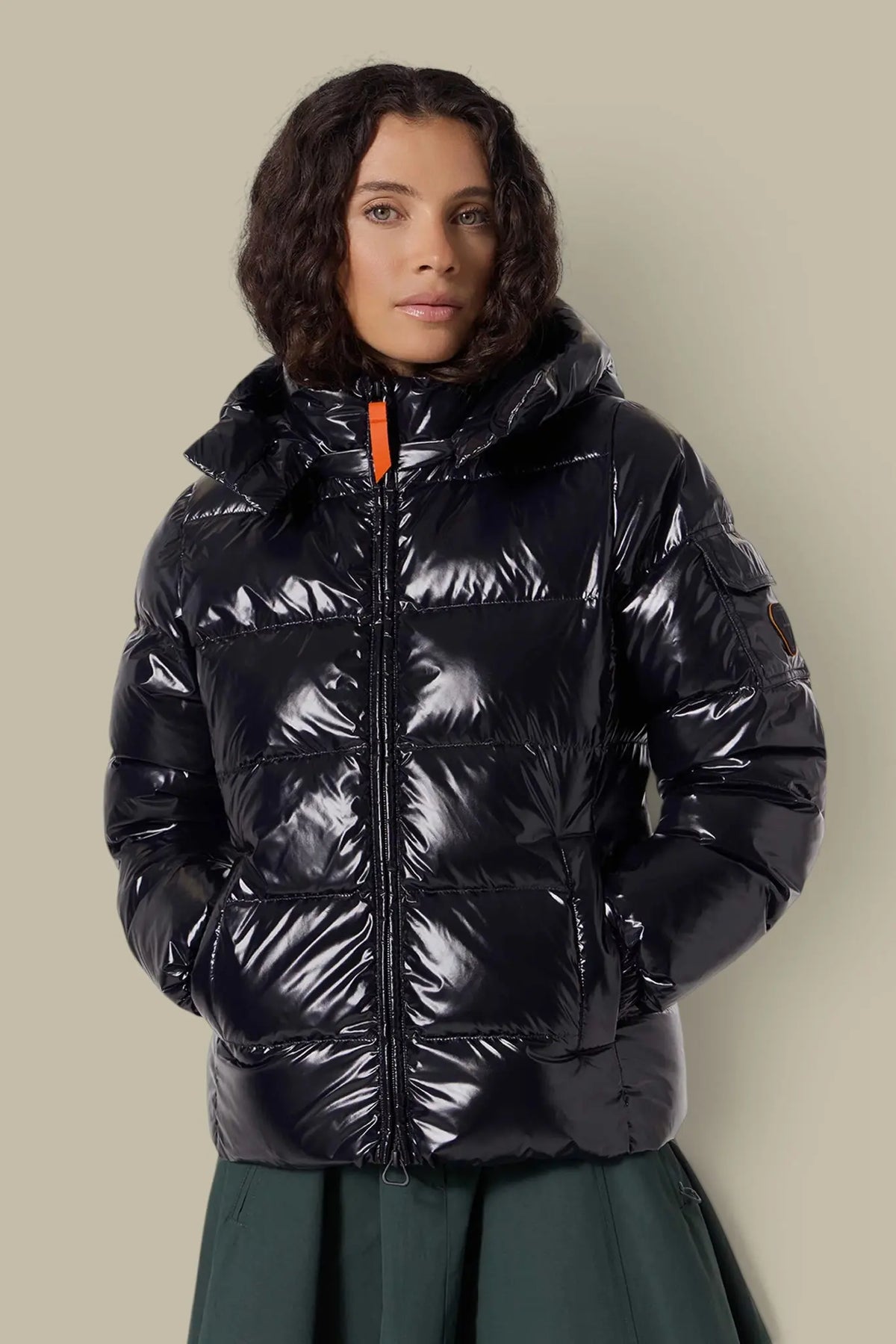 Doudoune Gertrude Bleu Nuit Glossy - Femme Gertrude