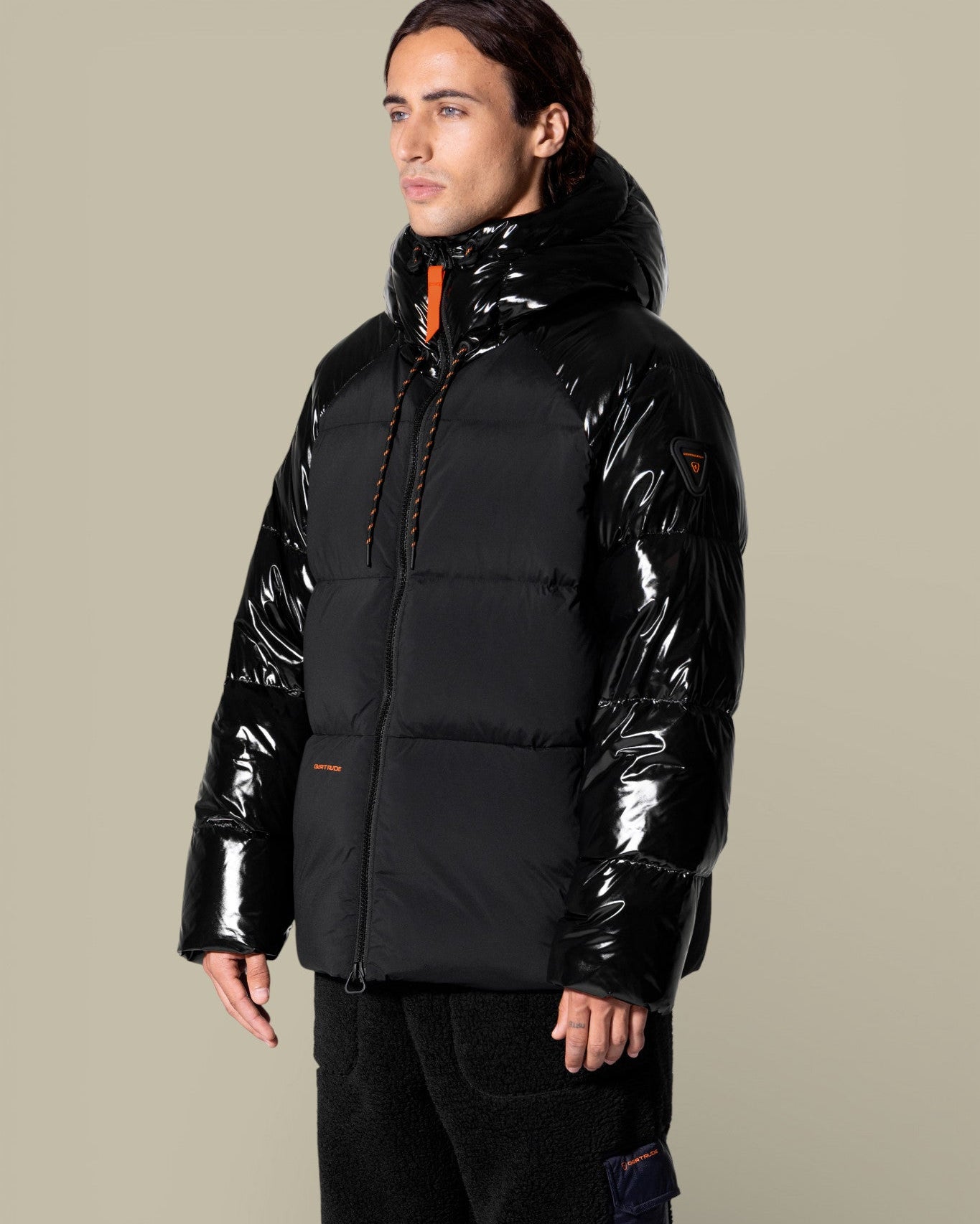 Doudoune Gertrude Noir - Bi - matière Azael Bright - doudoune