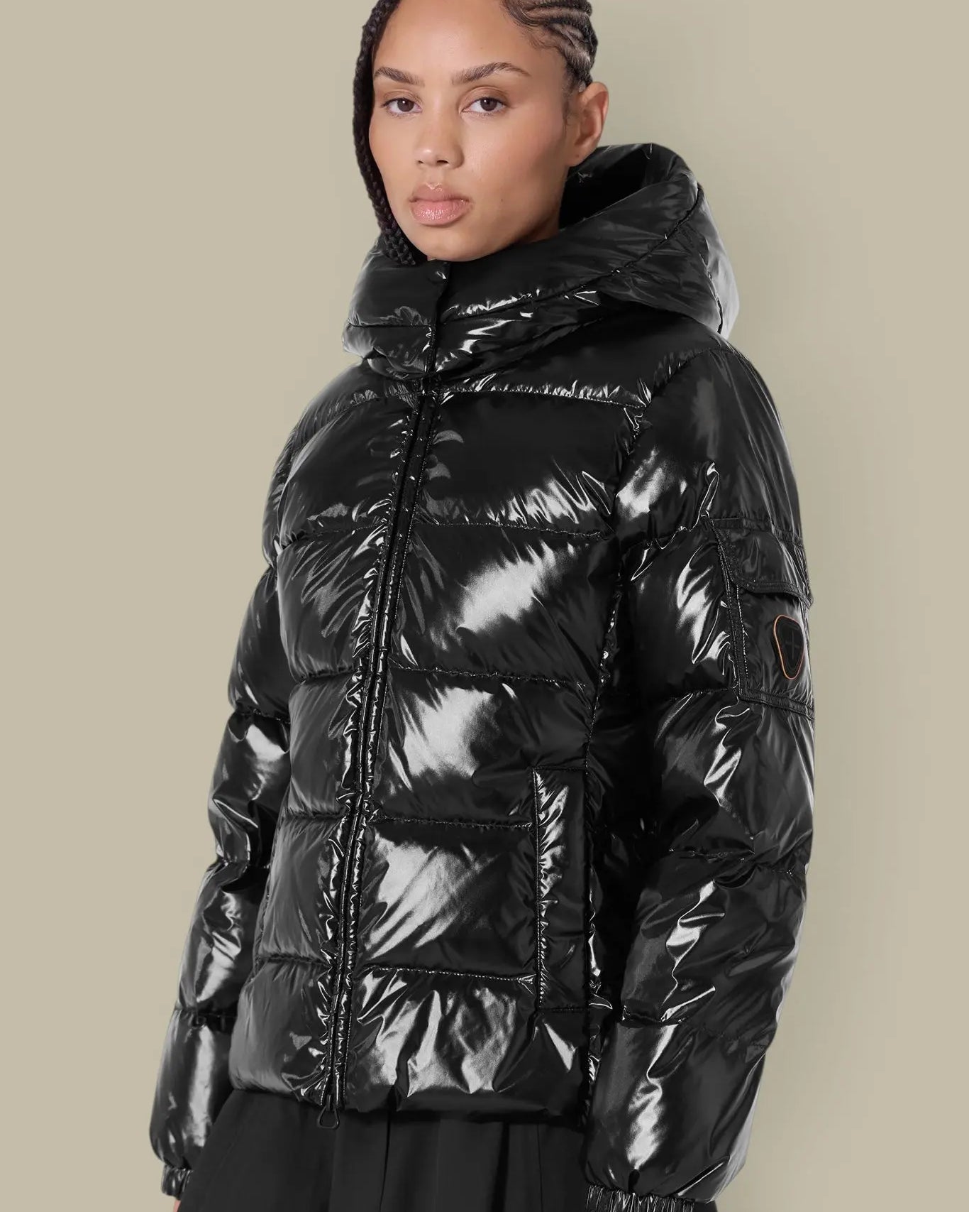 Doudoune Gertrude Noir Glossy - Femme Gertrude