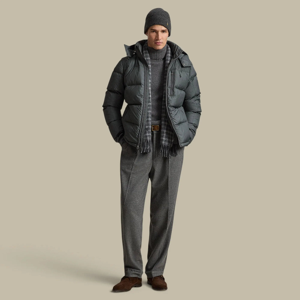 Doudoune Ralph Lauren Gris - Mat Ralph Lauren