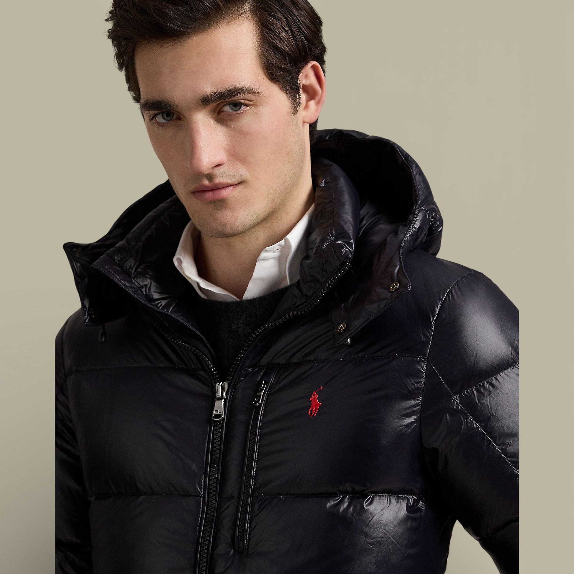 Doudoune Ralph Lauren Noir - Brillante - doudoune