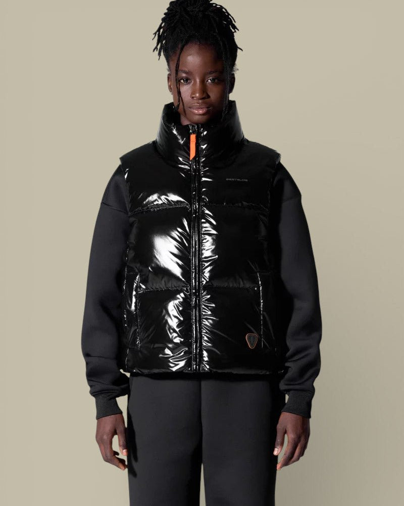 Doudoune Sans manches Femme Gertrude - Noir Galilée - doudoune