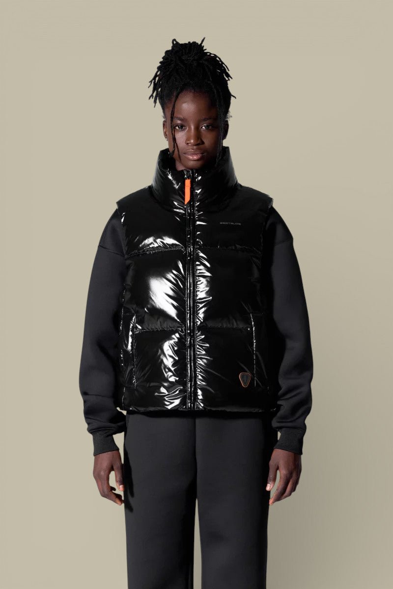 Doudoune Sans manches Femme Gertrude - Noir Galilée - doudoune