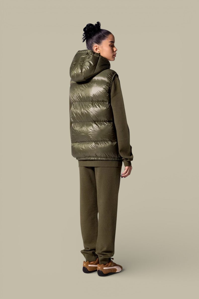 Doudoune Sans Manches Gertrude - Khaki - doudoune