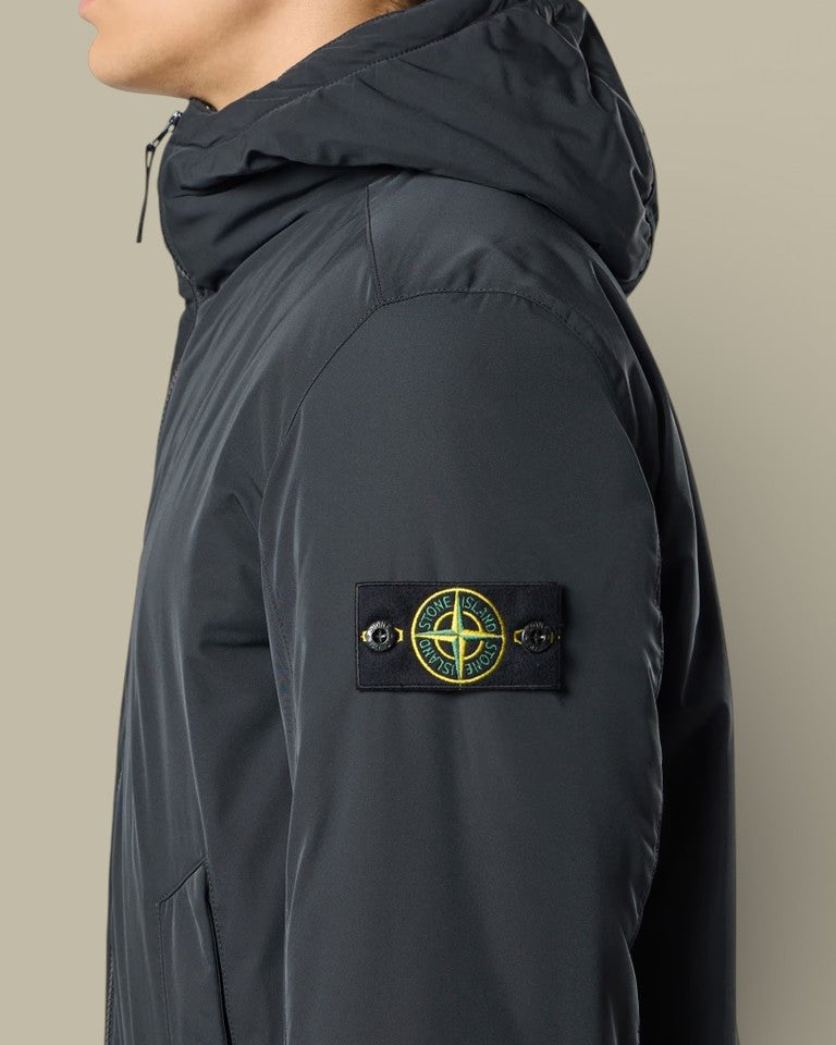 Doudoune Stone Island Noir - MICRO TWILL - doudoune