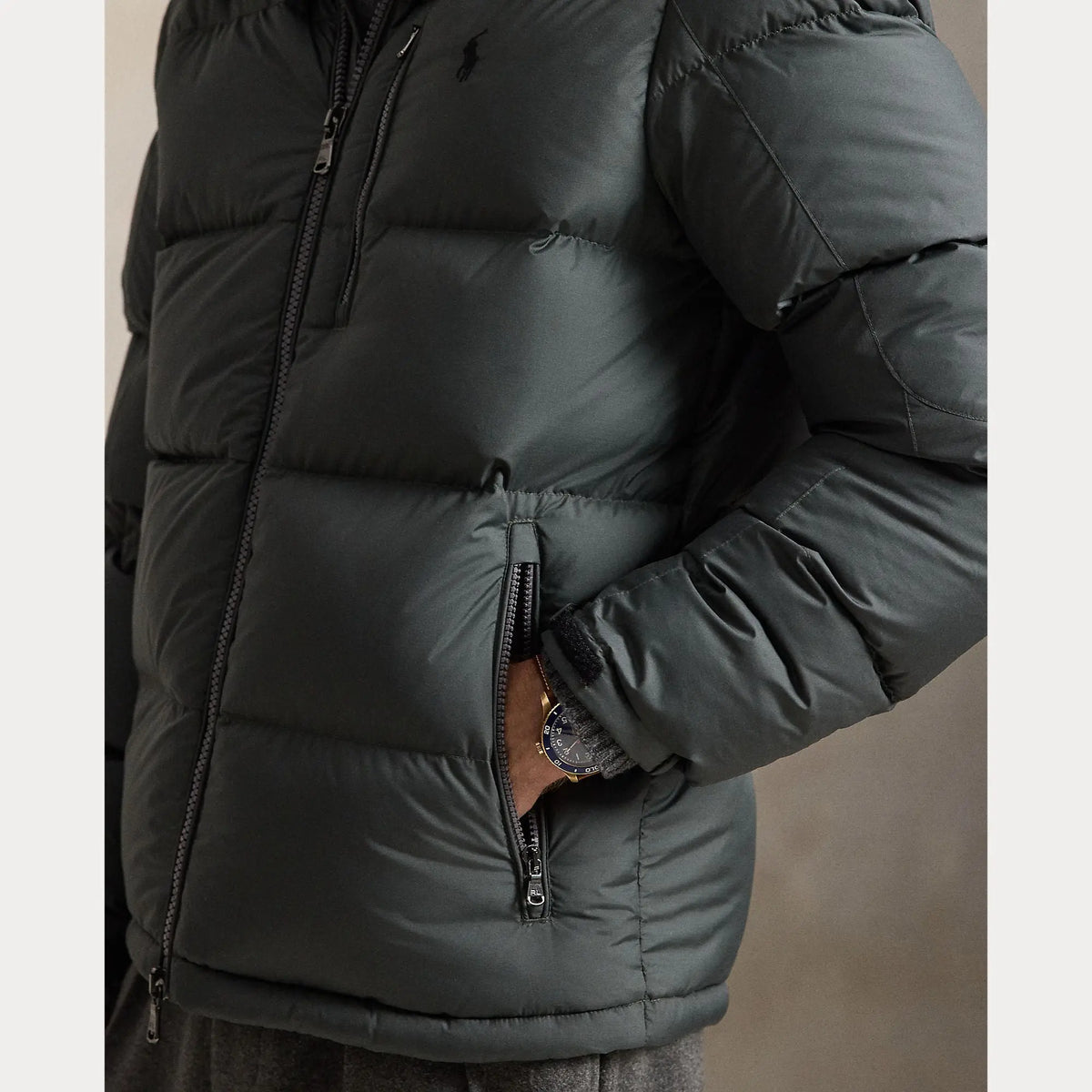 Doudoune Ralph Lauren Gris - Doudoune Gorham Ralph Lauren