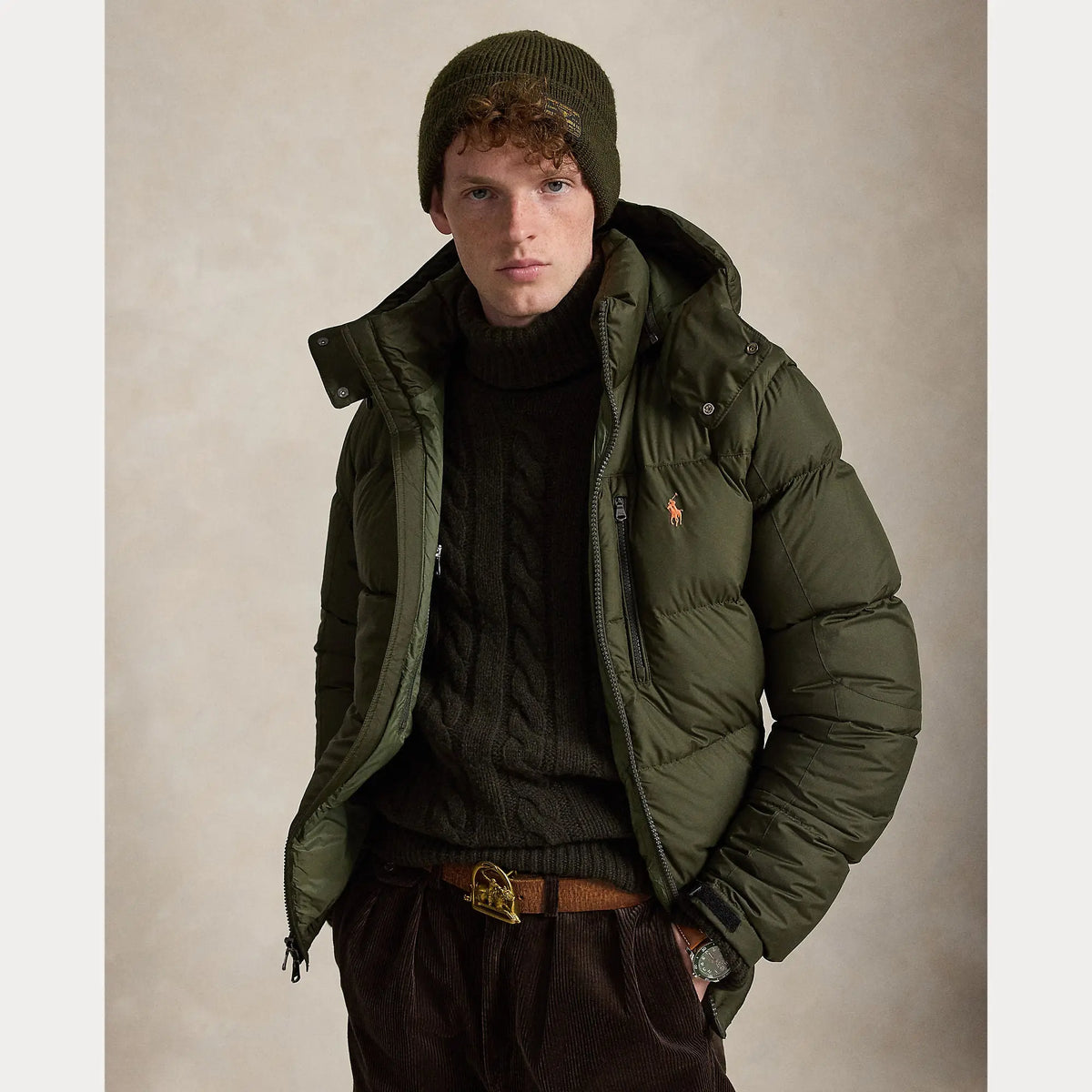 doudoune Ralph Lauren Kaki - Doudoune Gorham Ralph Lauren