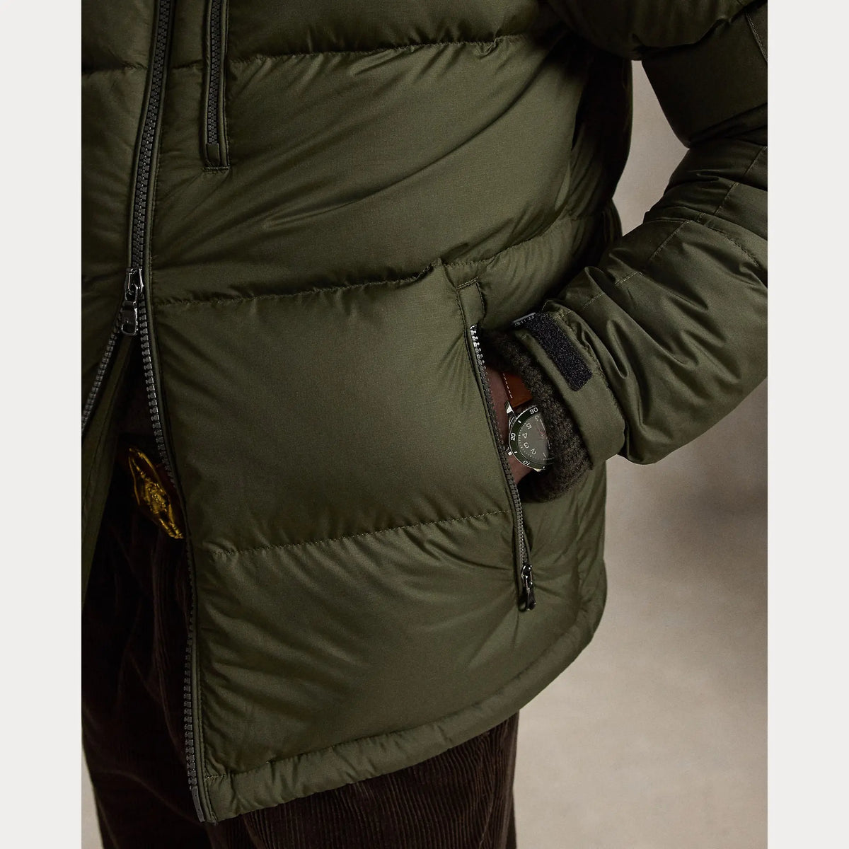 doudoune Ralph Lauren Kaki - Doudoune Gorham Ralph Lauren