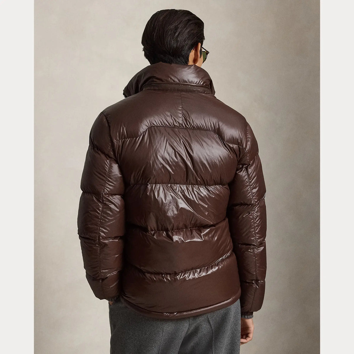 Doudoune Ralph Lauren Marron - Doudoune Gorham Brillante Ralph Lauren