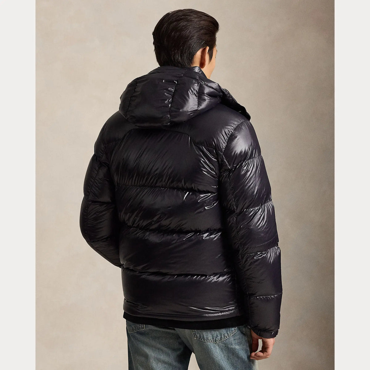 Doudoune Ralph Lauren Noir - Doudoune Gorham Brillante Ralph Lauren