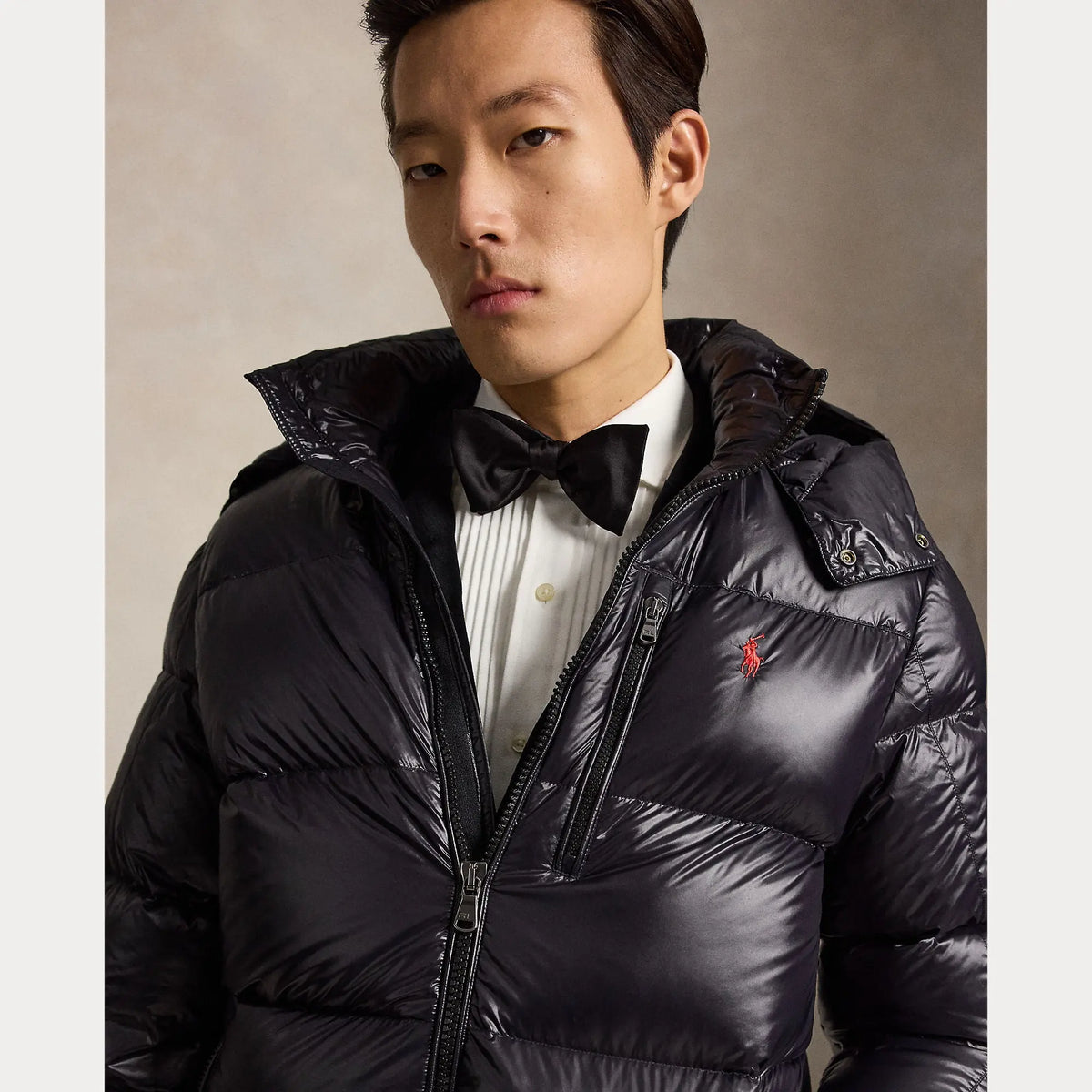 Doudoune Ralph Lauren Noir - Doudoune Gorham Brillante Ralph Lauren
