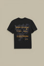 T-Shirt Gertrude Noir et Orange - Leonce Spot Gertrude