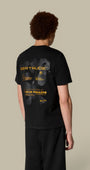 T-Shirt Gertrude Noir et Orange - Leonce Spot Gertrude