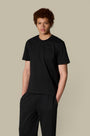 T-Shirt Gertrude Noir et Orange - Leonce Spot Gertrude
