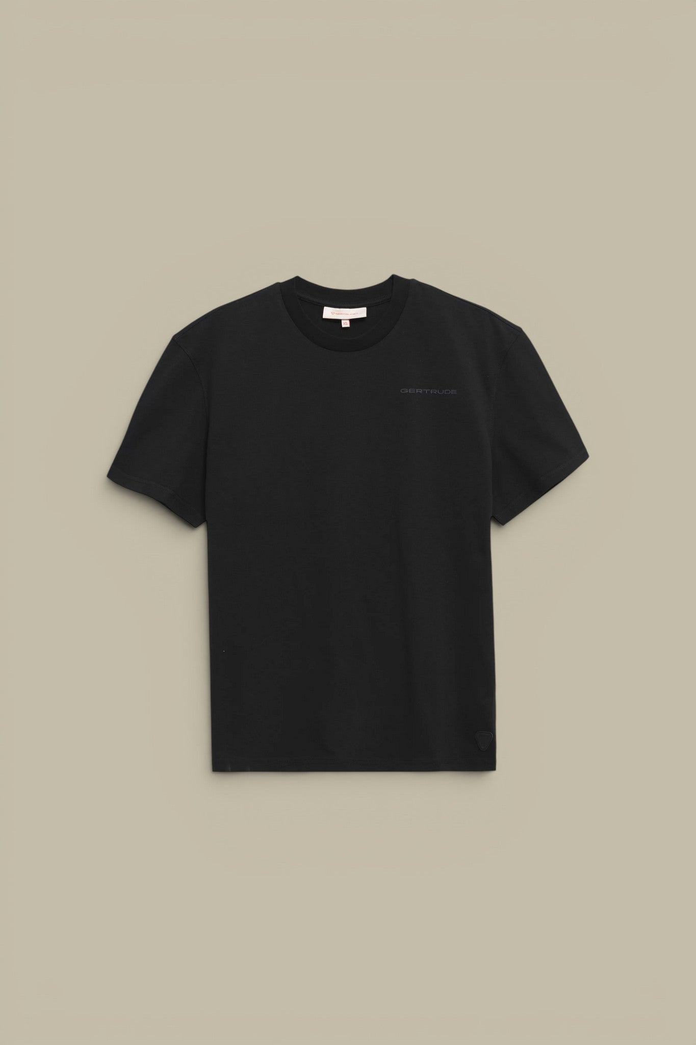T-Shirt Gertrude Noir et Orange - Leonce Spot Gertrude