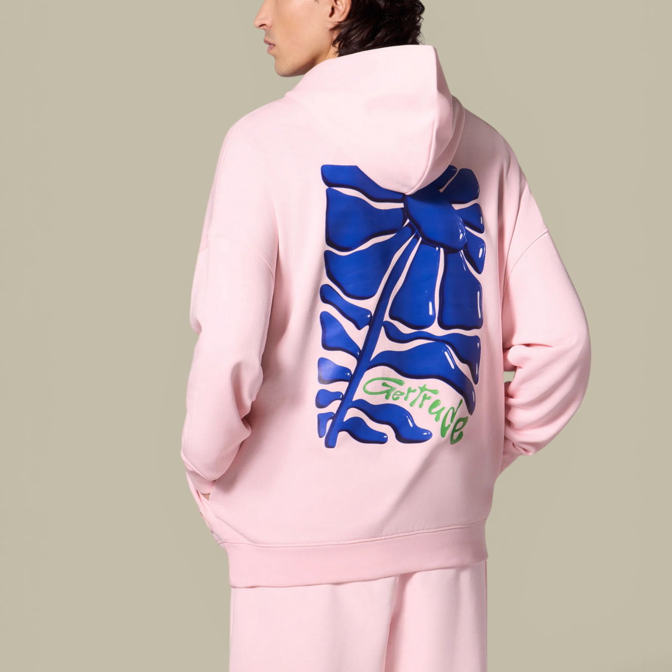 Sweat à Capuche Gertrude Rose - Daisy Gertrude